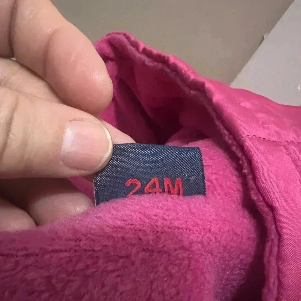Girls sz 24 months pink puffer snowsuit - Picture 4 of 5